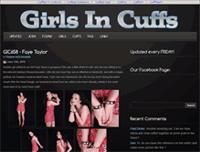 Tablet Screenshot of girlsincuffs.com